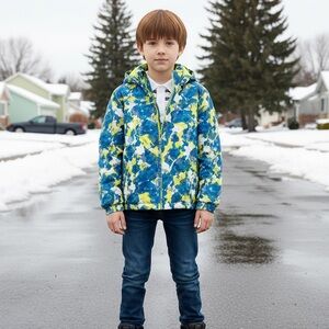 Colorful Kids' Hooded Jacket